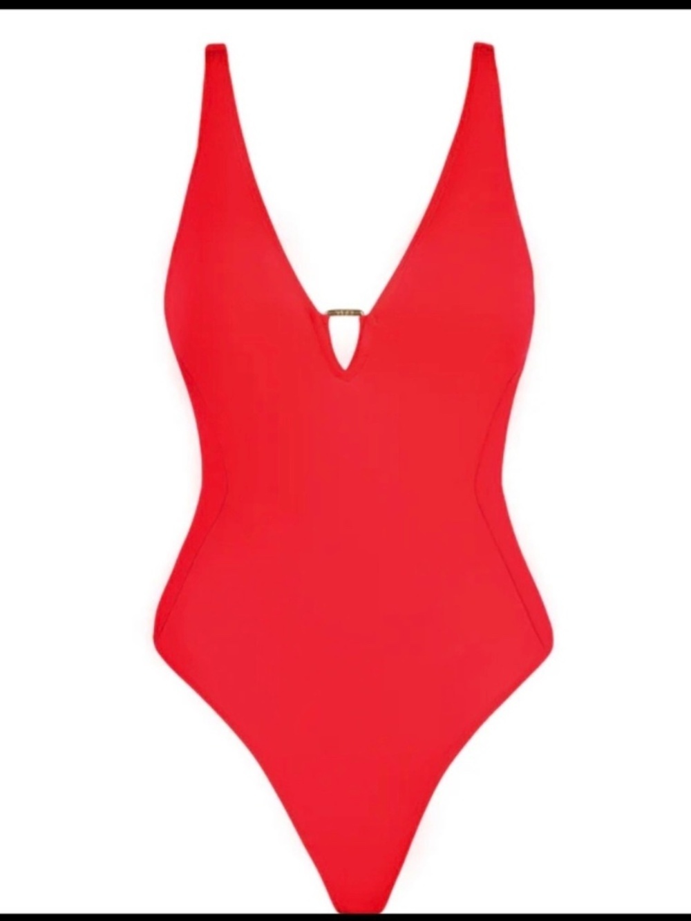 NWT TA3 Swim XXS REGULAR LONG THONG PLUNGEY TRIANGLE